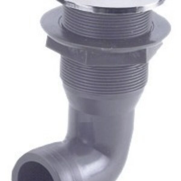 Nylon skin fitting 3/4" 20mm w/SS head 90° adaptor
