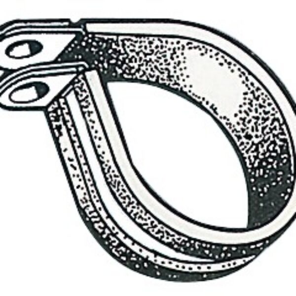 Rubber S.S hose clamps 8 mm (package 10 pcs)