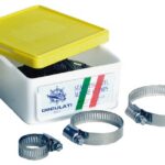 SS hose clamp 40-64 mm (package 10 pcs)