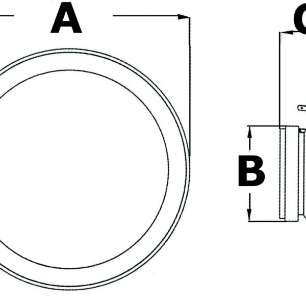 4'' dual cone marine speaker