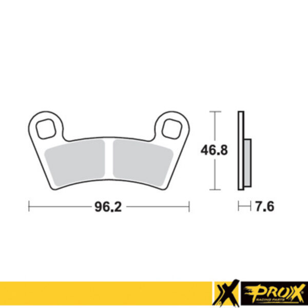 ProX Front Brake Pad Polaris 450/525 Outlaw '08-11