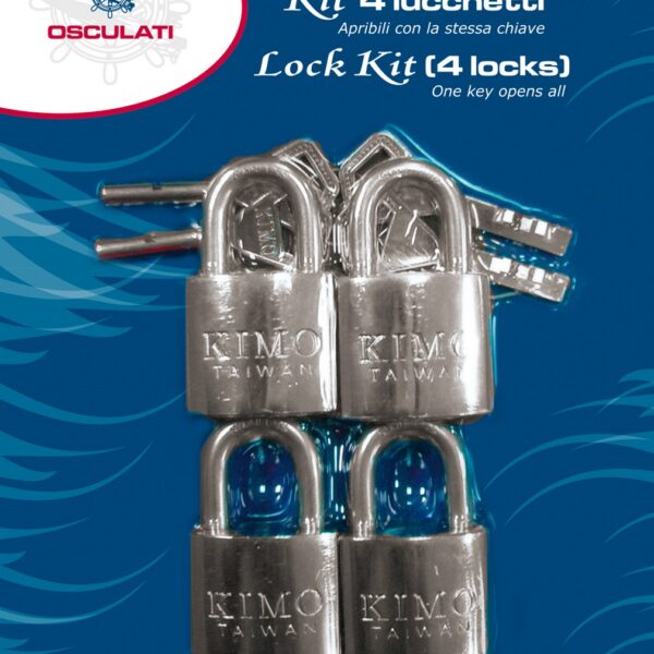 kit 4 padlock