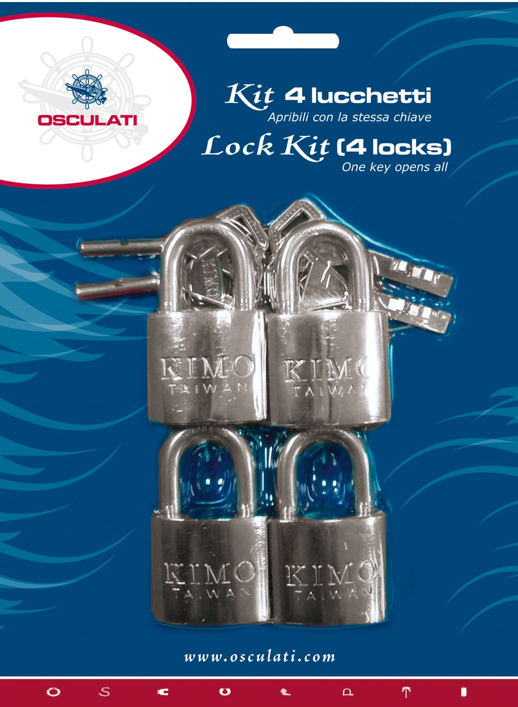 kit 4 padlock