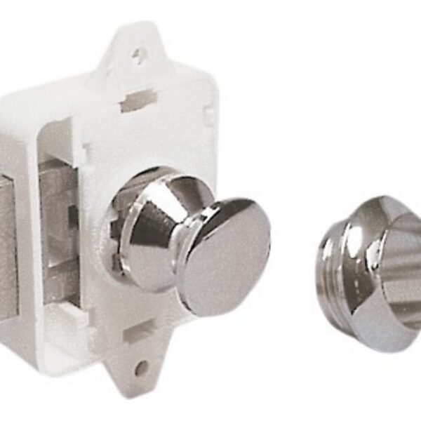 Pushbutton spring lock
