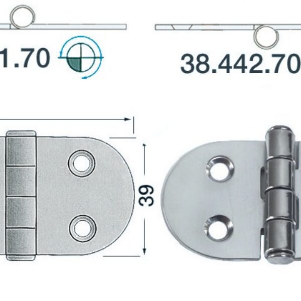 hinge rev. knotSS 68x39