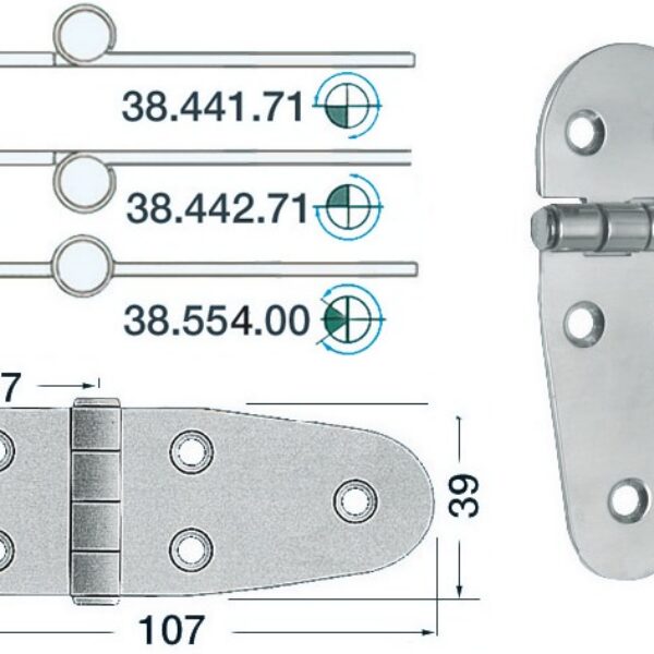 hinge rev. knotSS 107x39