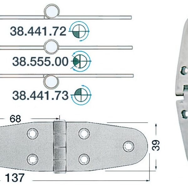 hinge reverse knotSS 137x39