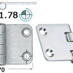 hinge reverse knotSS 70x38.1
