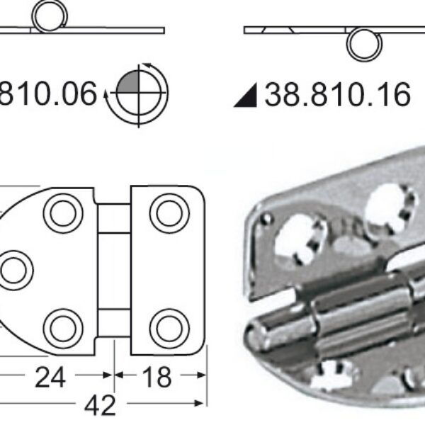 S.S hinge