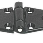 Plastic hinge 65x40 mm black