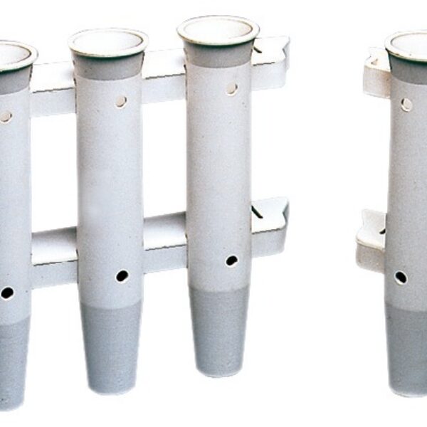 white nylon 3 rods wall holder