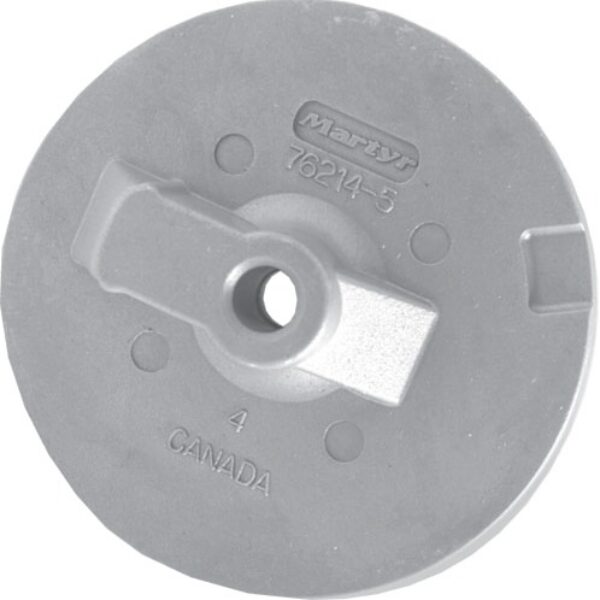 Osculati anode fin flat (zinc) Mercury/Mercruiser