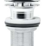drain outlet chromed brass