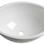 Oval plexiglas sink 370x290x150 mm