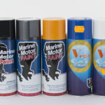 Engine paint 400ml. Suzuki gold