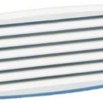 black ABS vent 201x101 mm
