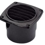 white ABS vent 85x85 mm