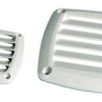 black ABS vent 85x85 mm