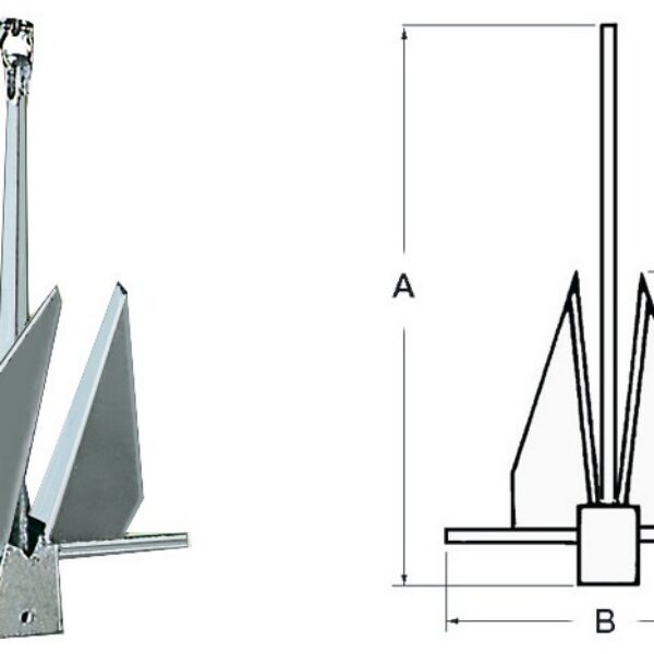 Danforth anchor 6 kg