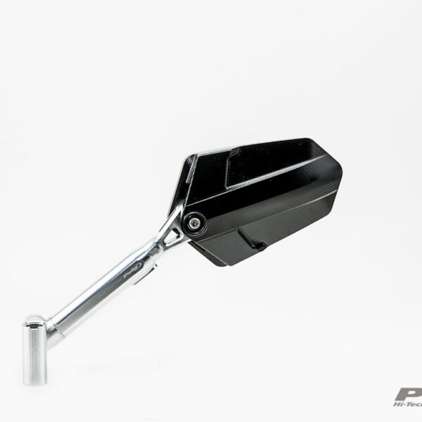 Puig Rear Mirror Mod. Explorer Homolog. Left C/Alu-Blac