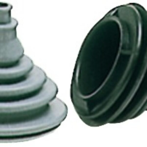 black rubber cable grommet