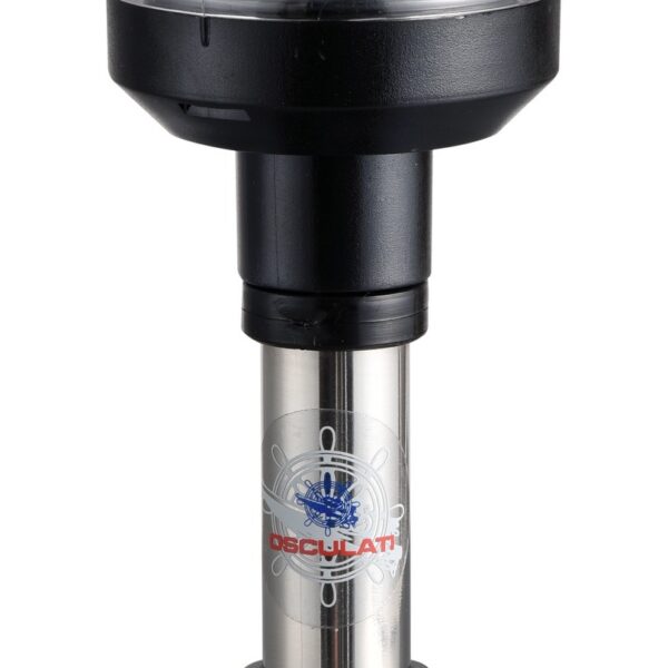 Compact SS light pole 20 cm black light