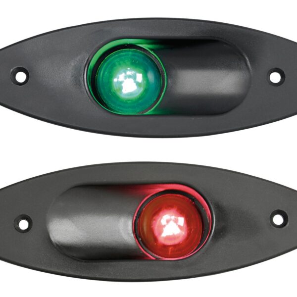 Osculati Built-in ABS navigation light red/black