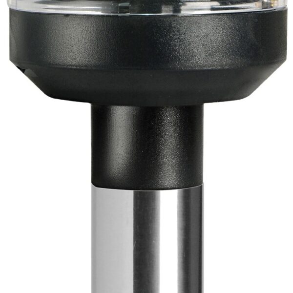 360° telescopic angled led pole w/black light
