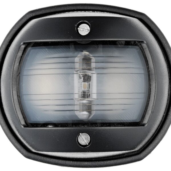 Compact 12 LED navigation light black - white 135°