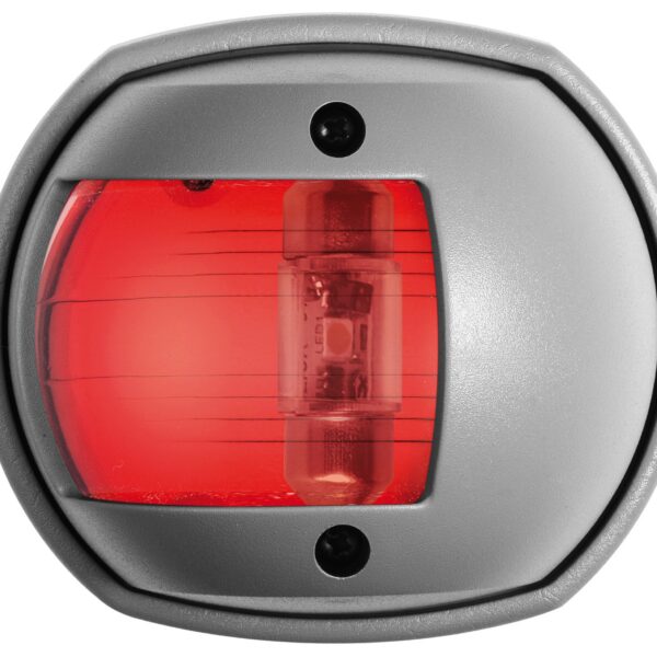 Compact 12 LED navigation light grey - red