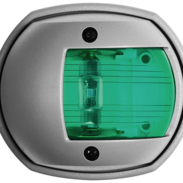 Compact 12 LED navigation light grey - green