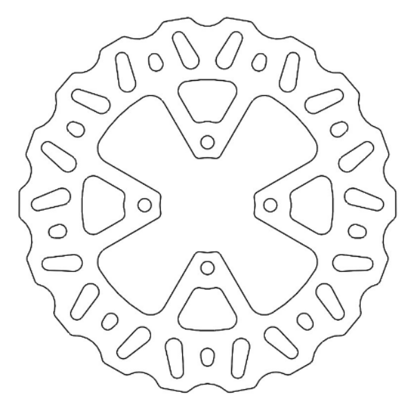Moto-Master Nitro rear disc KTM: SX65 TC65 MC65 23-..