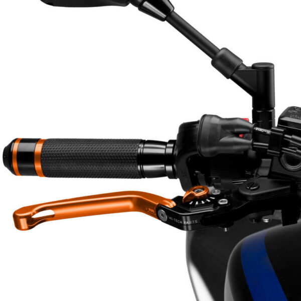 Puig Foldable Brake Lever 3.0. C/Orange Selector C/Oran
