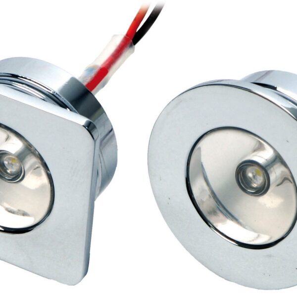 LED courtesy light square/white