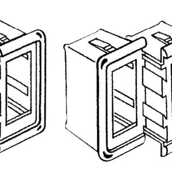 central plastic receptacle