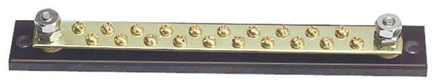 BusBar 20 terminals board 2x6mm - 20x4mm