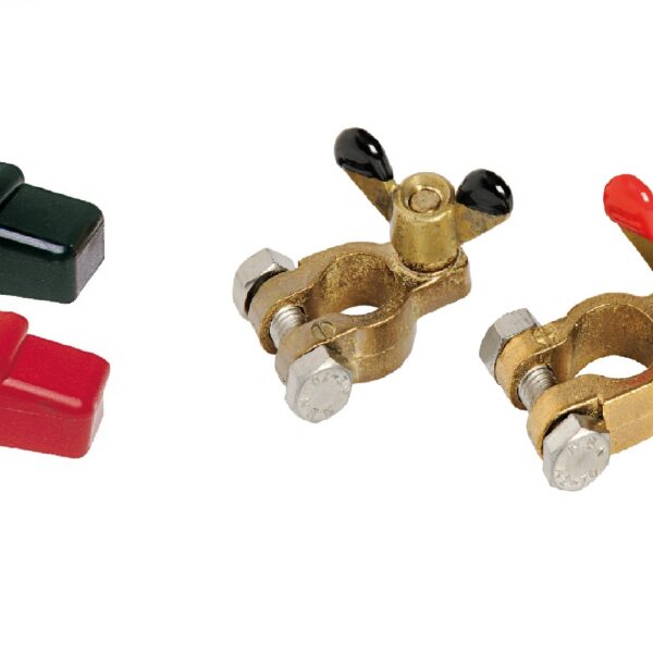 2 battery clamps+covers