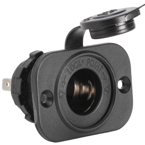 socket with external flange