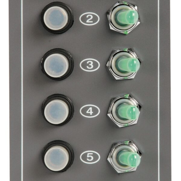 Elite six switches panel