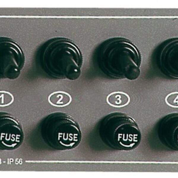 4 switches panel