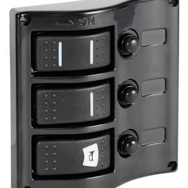 3-switch panel graphite