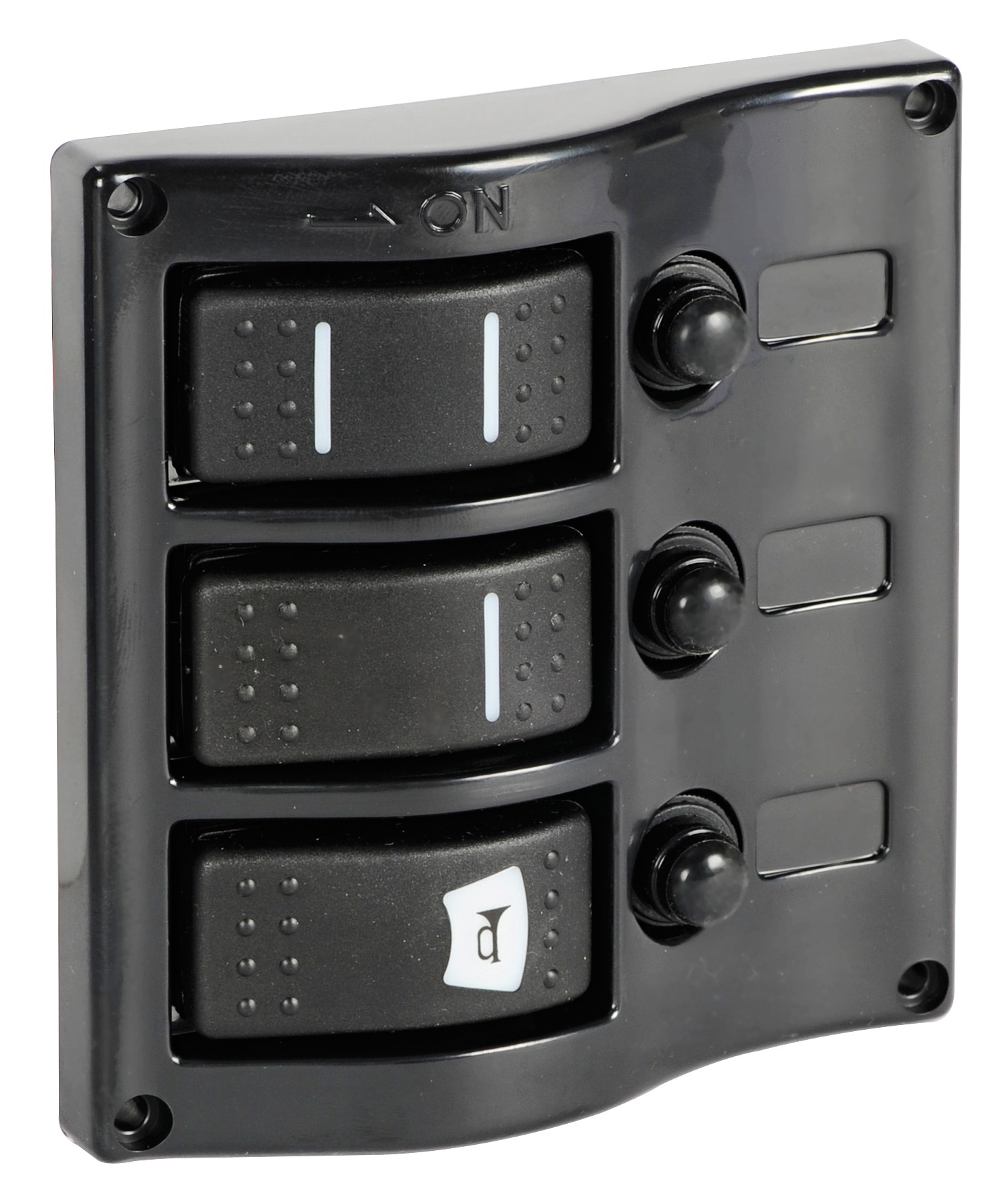 3-switch panel graphite