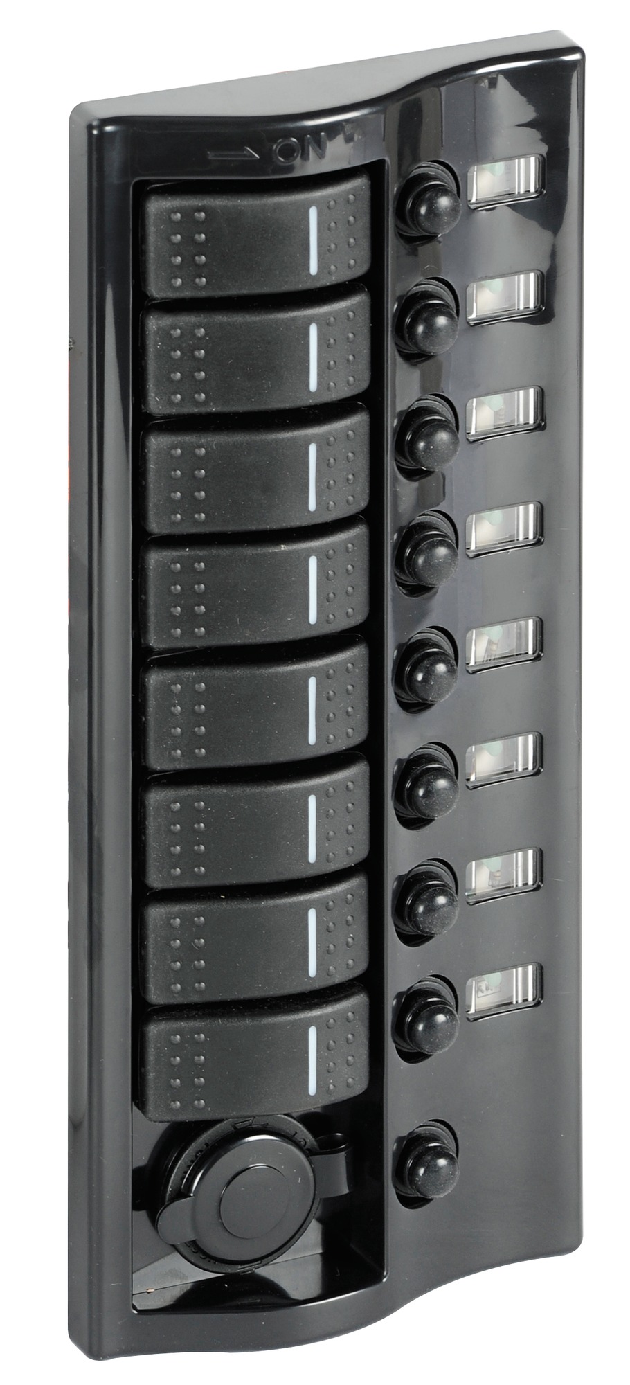 9-switch panel graphite
