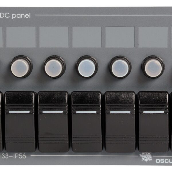 7 switches horizontal panel