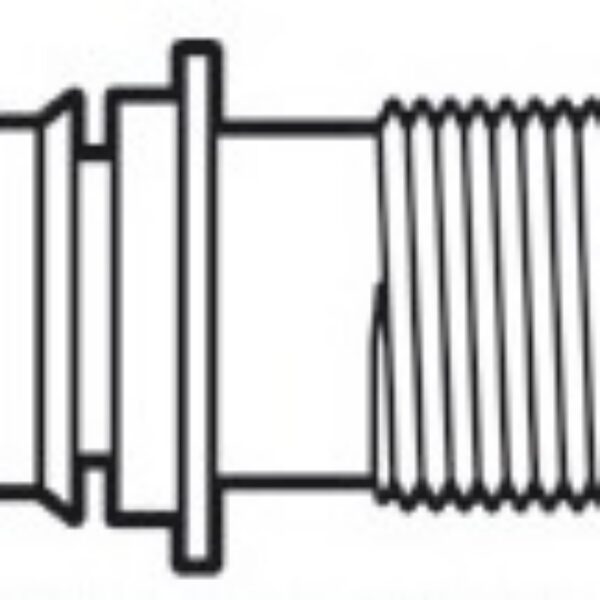 Europump plug-in quick fitting straight 1/2