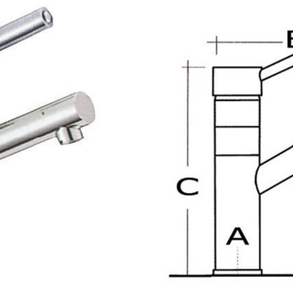 Diana mixer for bathroom sink