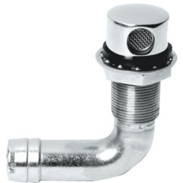 SS tank vent 90° 19mm