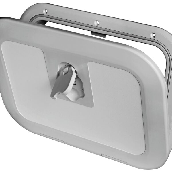 Insepction hatch grey RAL 7042 380x280