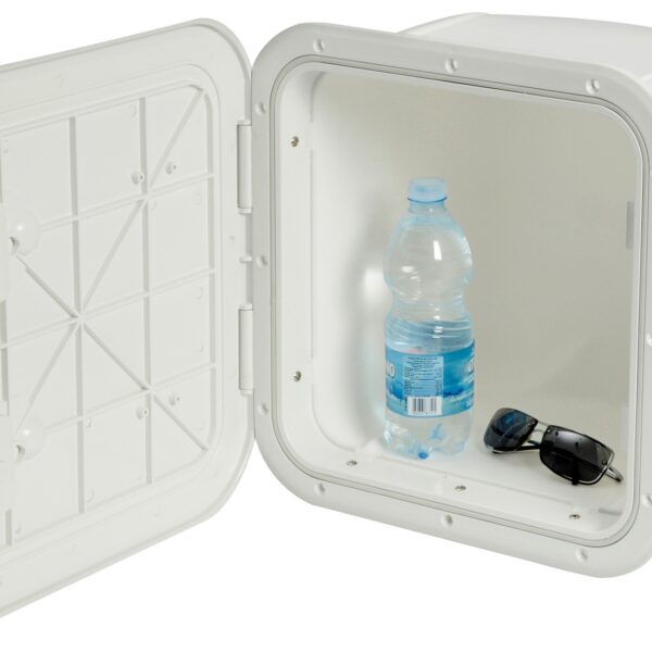 White locker w/lid 285 x 285 mm L-front