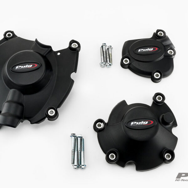 Puig Kit 3 Caps Engine Cover Yamaha Mt-10 16'- C/Black